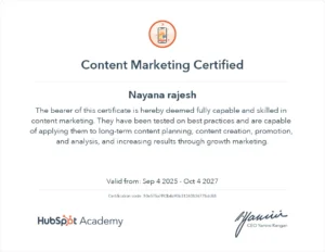 Best Digital Marketing Analyst in Wayanad