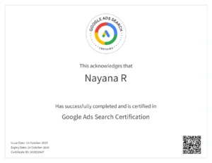 Google Ads Certificate